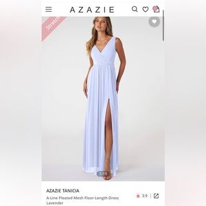 Azazie Tanica Lavender Dress